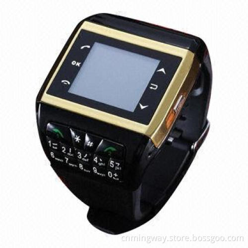 Watch Mobile Cellphone with Dual-SIM Card, Camera and MP 3/4